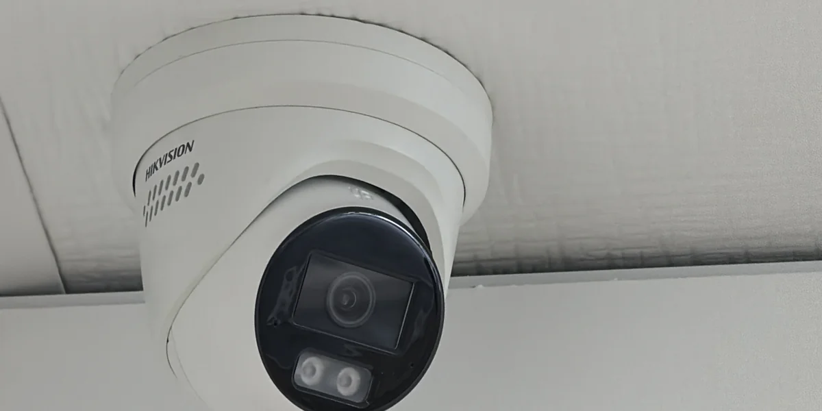 Hikvision CCTV camera installed at Phronesis Jiujitsu, Kwinana