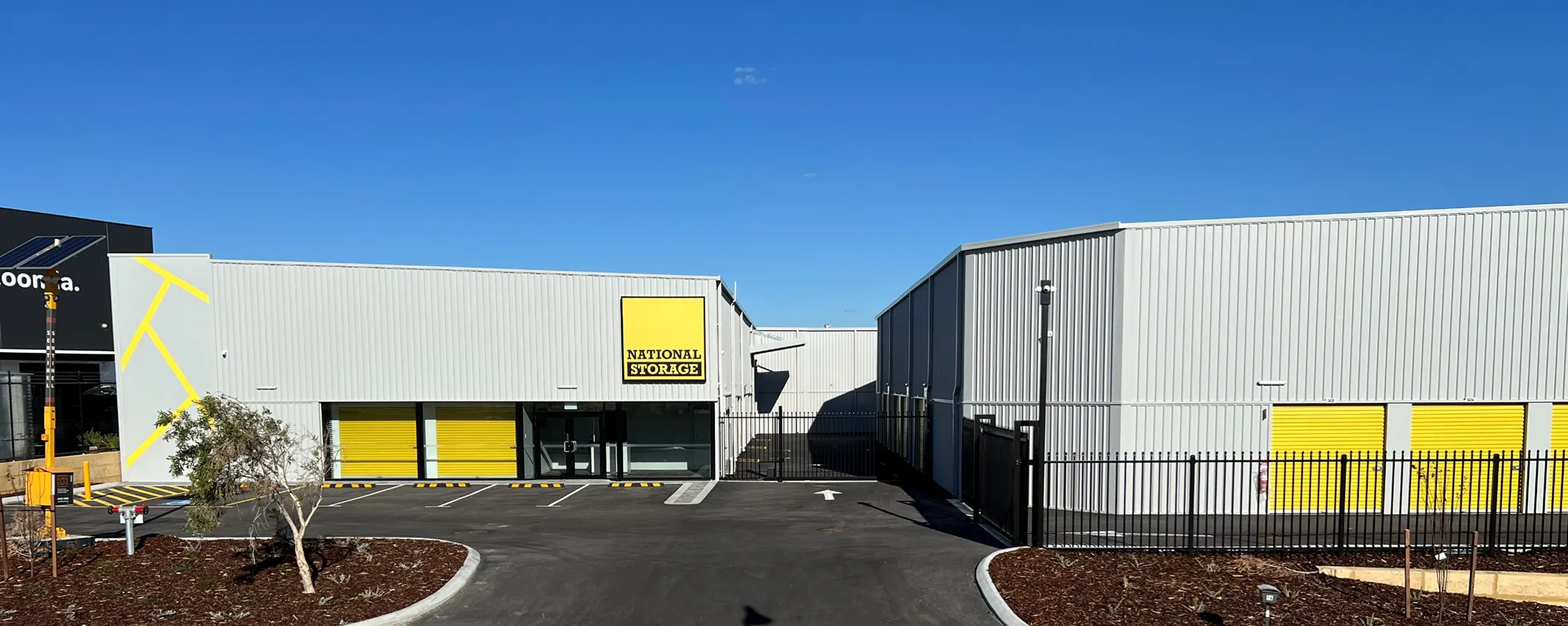 National Storage Butler facility — Perth commercial security installation